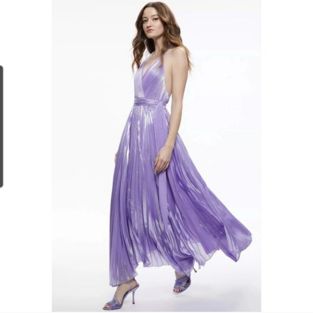 NWT Alice + Olivia Lavender Maxi Dress